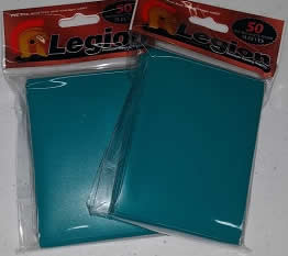 LGNTELDMT Deck Protector Double Matte Teal Sleeves (50) Legion (ONLINE ORDER ONLY)