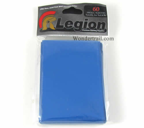 LGNYGOBLU Blue Small Sleeves (60) by Legion Supplies (ONLINE ORDER ONLY)
