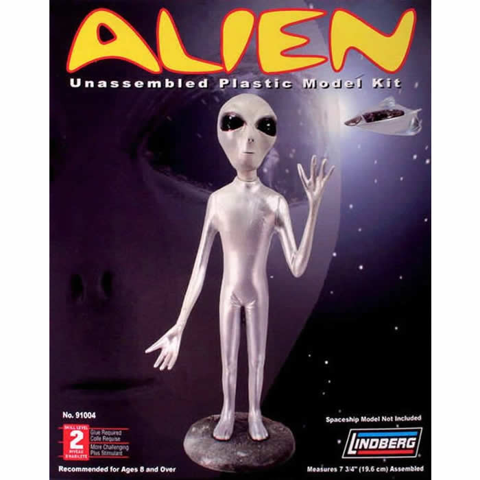 LIN91004 Friendly Alien Limited Edition Plastic Model Kit Lindberg (ONLINE ORDER ONLY)