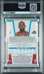 Graded 2003 Bowman Signature LeBron James #56 /1250 Rookie RC Basketball Card PSA 3 (ONLINE ORDER ONLY)