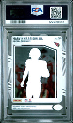 Graded 2024 Panini Clearly Donruss Marvin Harrison Jr #54 Rookie RC Football Card PSA 9 Mint (ONLINE ORDER ONLY)
