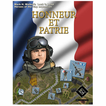 LLP1013 Honneur et Patrie Heroes of the Gap Board Game Expansion Lock and Load Publishing (ONLINE ORDER ONLY)