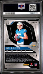 Graded 2024 Panini Prizm Ladd McConkey #24 Rookie Variation RC Football Card PSA 9 Mint (ONLINE ORDER ONLY)