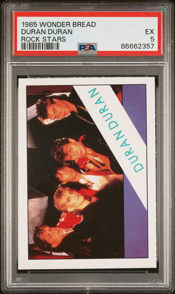 1985 WONDER BREAD ROCK STARS DURAN DURAN ROCK STARS # - PSA 5 (Online Order Only)
