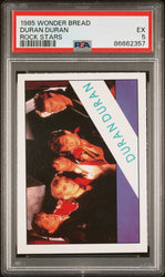 1985 WONDER BREAD ROCK STARS DURAN DURAN ROCK STARS # - PSA 5 (Online Order Only)