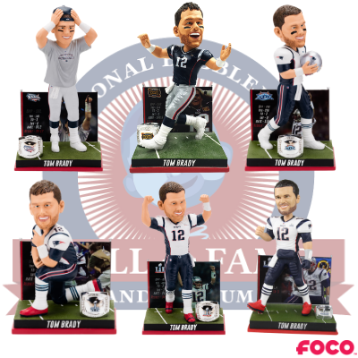 Tom Brady Super Bowl Moments Bobbleheads (ONLINE ORDER ONLY)