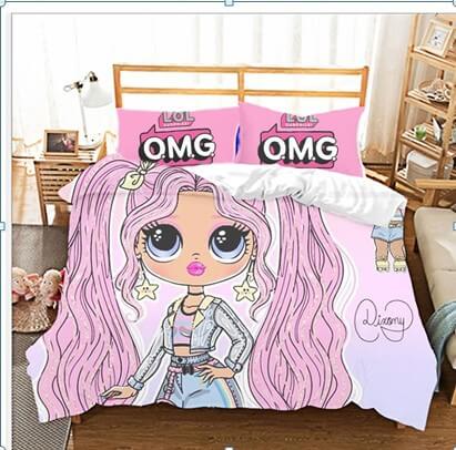 L.O.L Surprise Cosplay Bedding Set Duvet Cover Without Filler (Online Order Only)