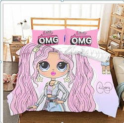 L.O.L Surprise Cosplay Bedding Set Duvet Cover Without Filler (Online Order Only)