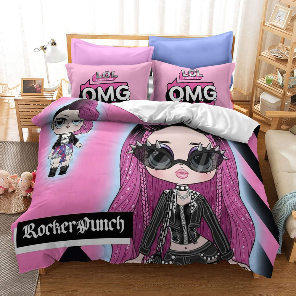L.O.L Surprise Cosplay Bedding Set Duvet Cover Without Filler (Online Order Only)