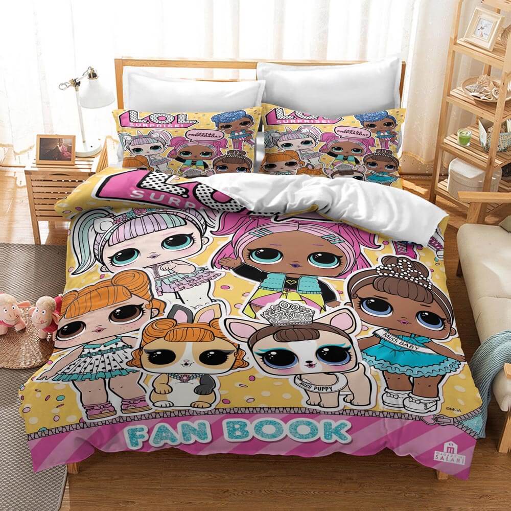 L.O.L Surprise Cosplay Bedding Set Duvet Cover Without Filler (Online Order Only)