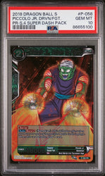 2018 DRAGON BALL SUPER PICCOLO JR, DRVN/FGT. #P-058 - PSA 10 (Online Order Only)