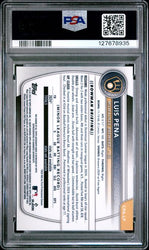 Graded 2025 Topps Bowman Luis Pena #CPALP Chrome Prospects Autograph Rookie RC Baseball Card PSA 9 Mint (ONLINE ORDER ONLY)