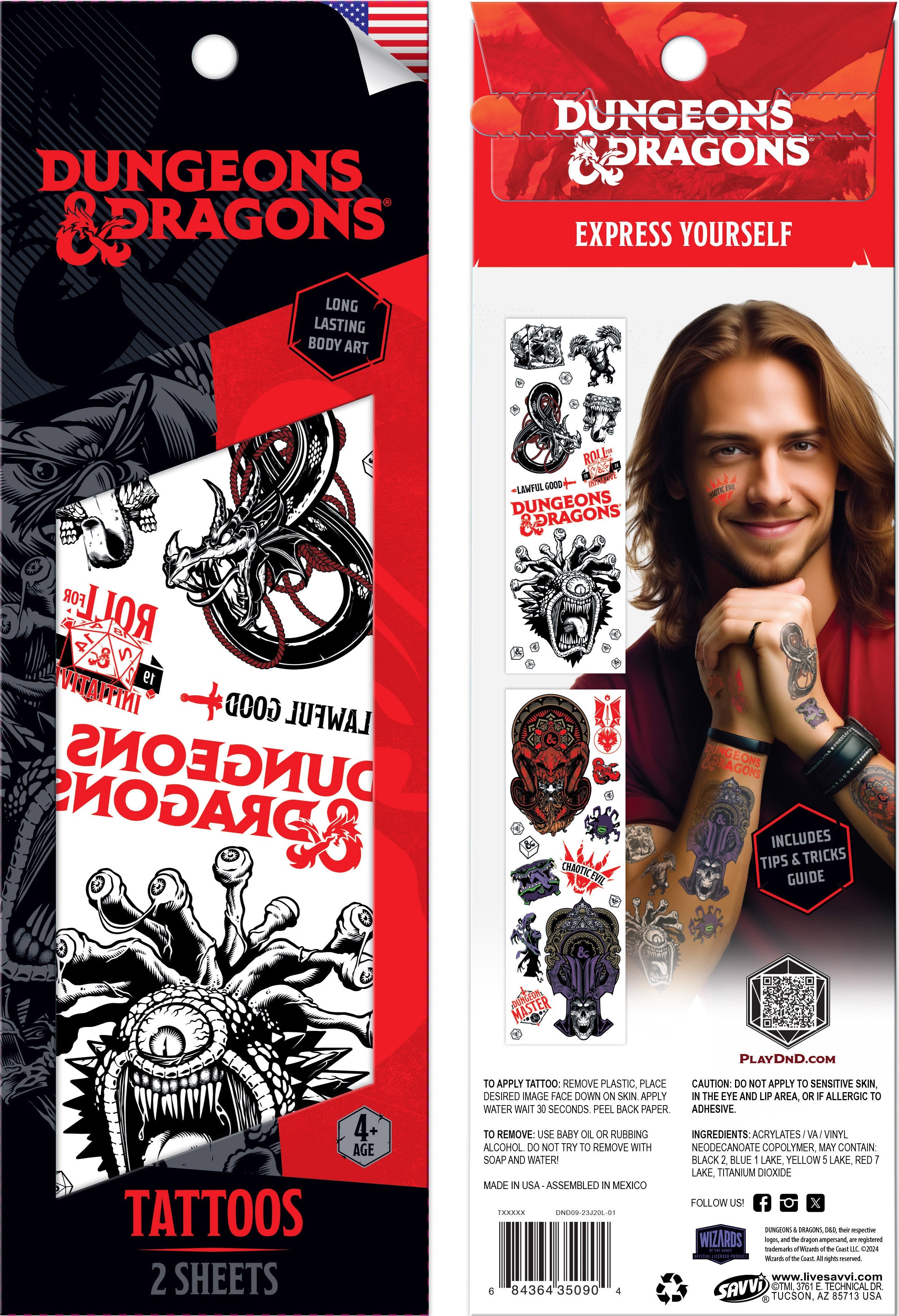 D&D Flash Tattoo Pouch (ONLINE ORDER ONLY)