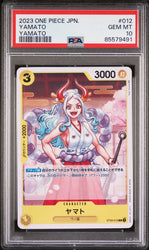 2023 ONE PIECE JAPANESE STARTER DECK-YAMATO YAMATO #12 - PSA GEM MT 10 (Online Order Only)