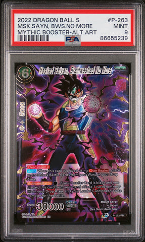 2022 DRAGON BALL SUPER MYTHIC BOOSTER MSK.SAYN, BWS.NO MORE #P-263 - PSA 9 (Online Order Only)