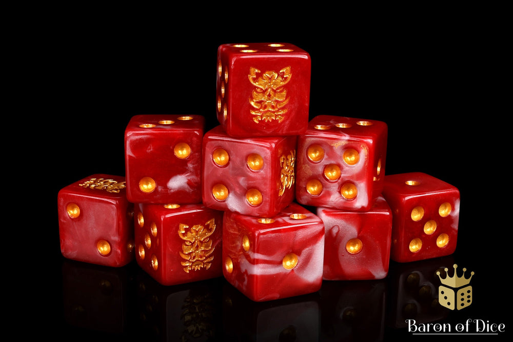Iron Boars, Square 16mm Dice