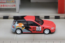 Street Weapon Honda Civic EG6 "KNUCKLES" Sonic livery 1:64 (ONLINE ORDER ONLY)