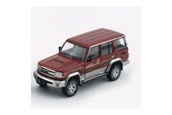 BM Creations Toyota Land Cruiser LC76 Dark Red / Dark Grey - RHD 1:64 (ONLINE ORDER ONLY)