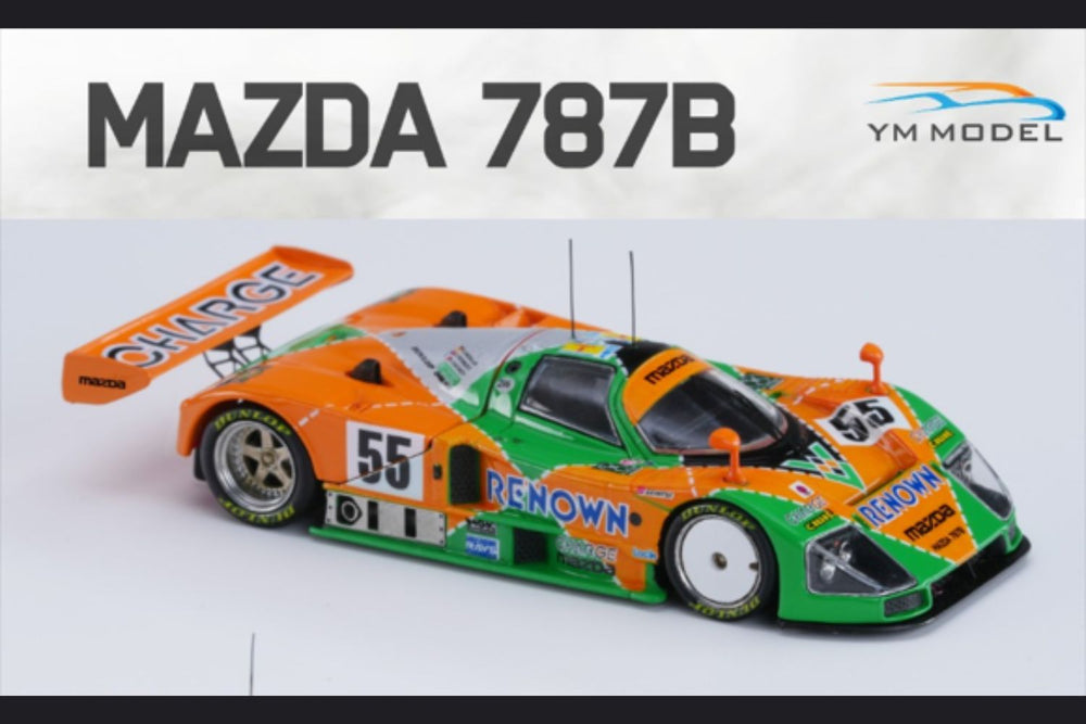 (Pre-Order) YM Model Mazda 787b #55 Le Mans Championship 1991 Winner Limited to 499 Pcs 1:64 (ONLINE ORDER ONLY)