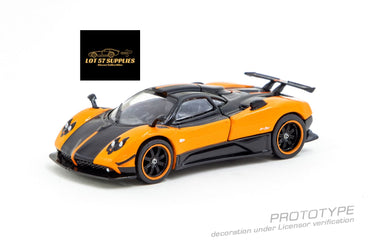 Tarmac Works Global64 Pagani Zonda Arancio Saint Tropez Item #T64G-TL021-OR 1:64 (ONLINE ORDER ONLY)