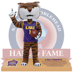 LSU Tigers 2023 Women's Basketball Game Used Championship Court Bobblehead (ONLINE ORDER ONLY)