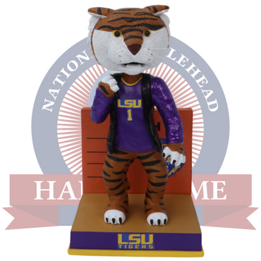 LSU Tigers Basketball Mike the Tiger Dancing in March Bobblehead (ONLINE ORDER ONLY)