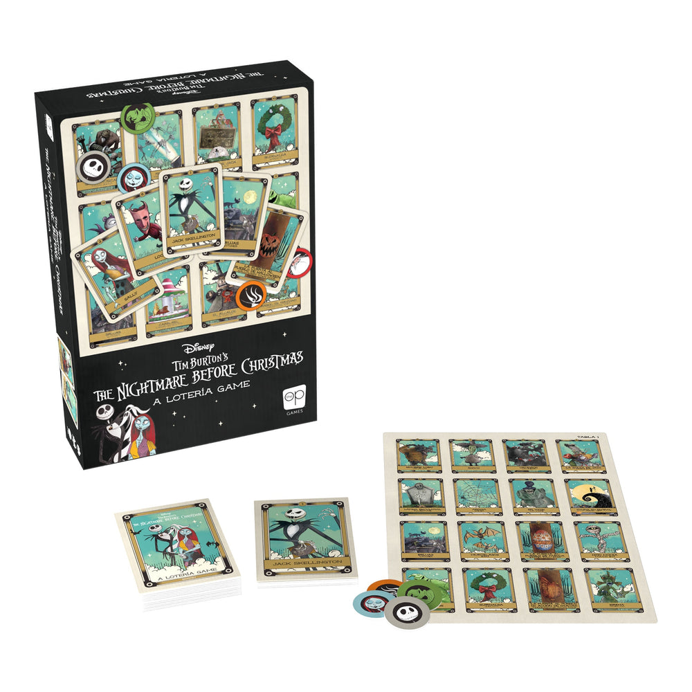 Lotería: Disney Tim Burton The Nightmare Before Christmas (ONLINE ORDER ONLY)