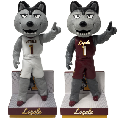 LU Wolf Loyola Ramblers Mascot Bobbleheads (ONLINE ORDER ONLY)