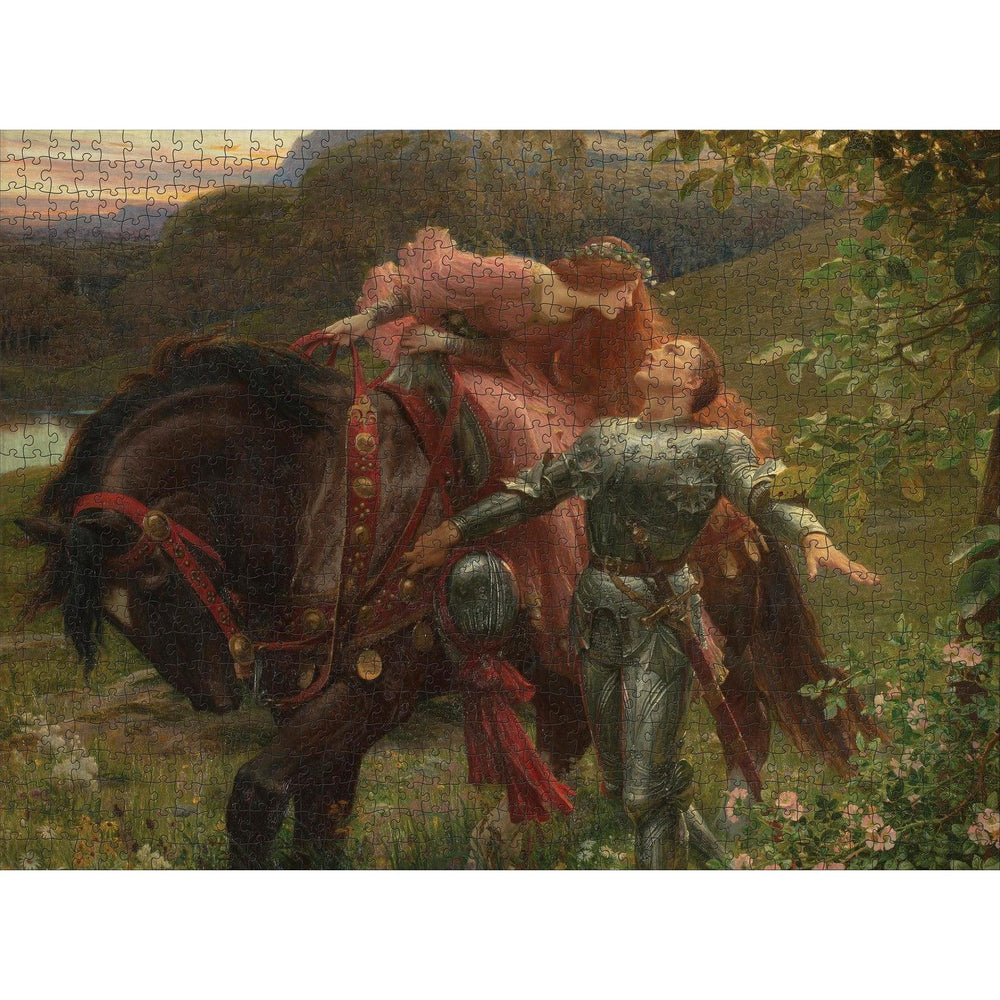 La Belle Dame Merci by Dicksee 1000 Piece Jigsaw Puzzle Pomegranate (ONLINE ORDER ONLY)