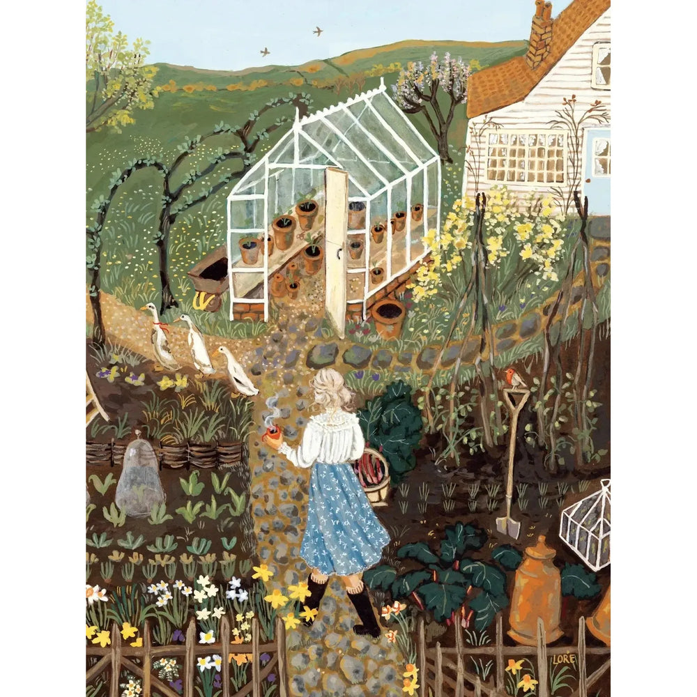 Lady of the Garden by Loré Pemberton 750 Piece Jigsaw Puzzle NYPC
