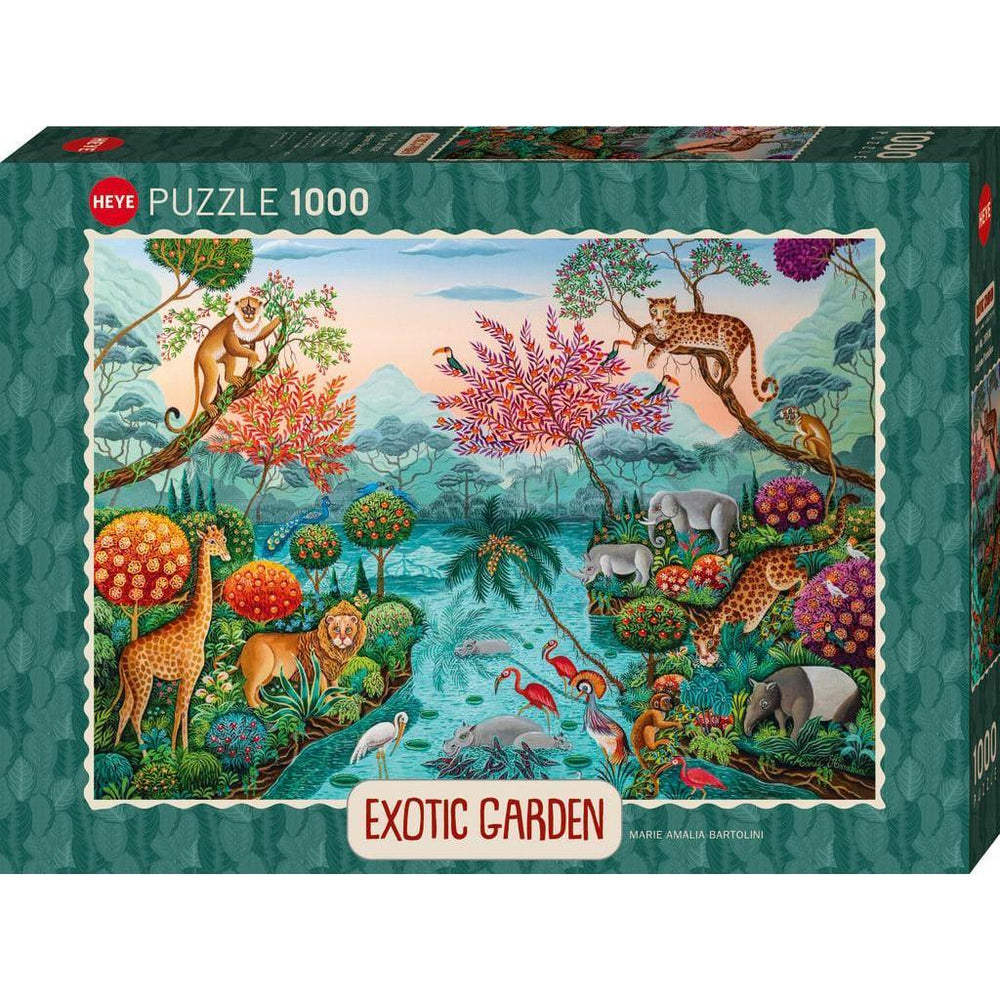 Lagoon Paradise Exotic Garden 1000 Piece Jigsaw Puzzle Heye