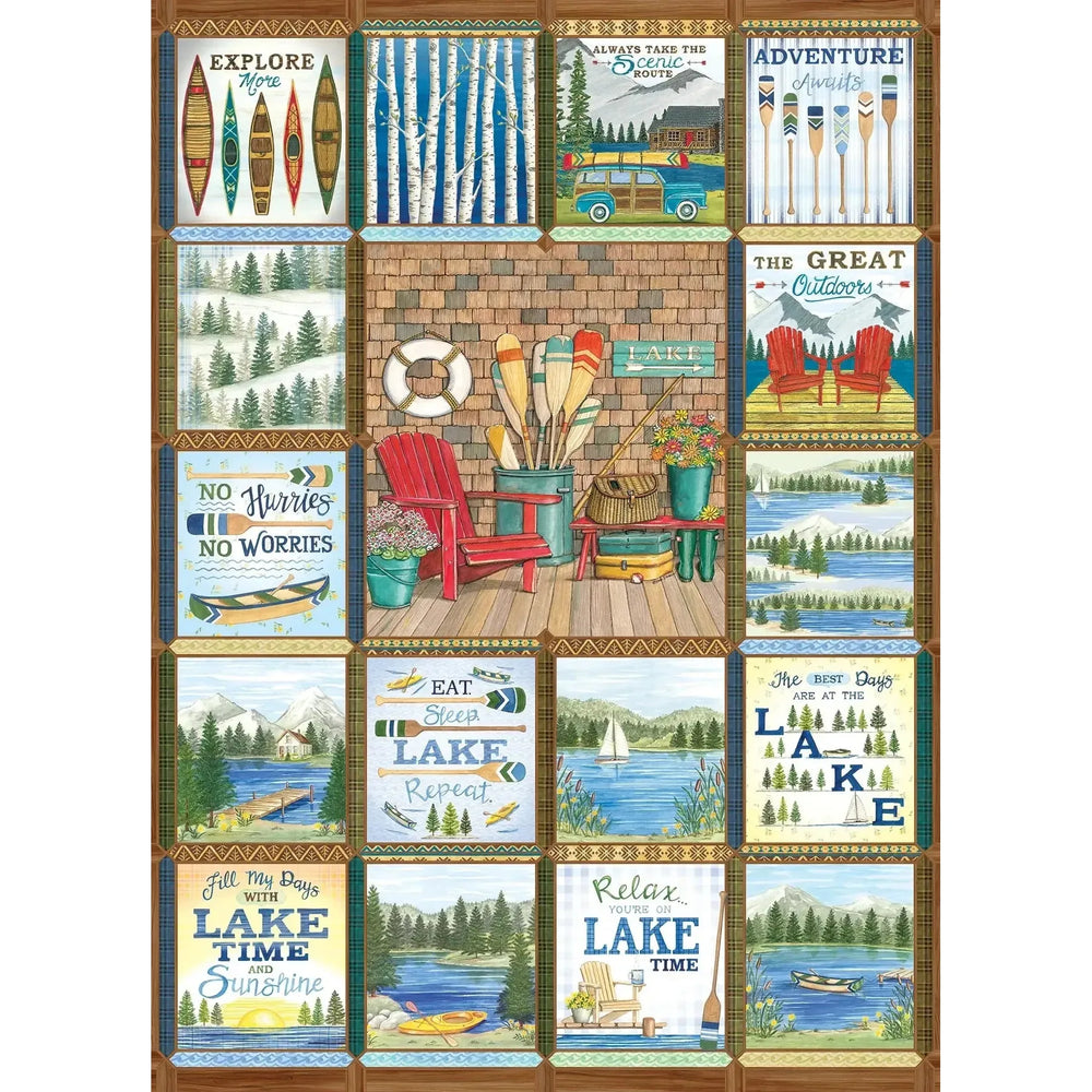Lake Country 1000 Piece Jigsaw Puzzle Cobble Hill (ONLINE ORDER ONLY)