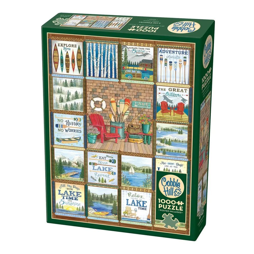 Lake Country 1000 Piece Jigsaw Puzzle Cobble Hill (ONLINE ORDER ONLY)