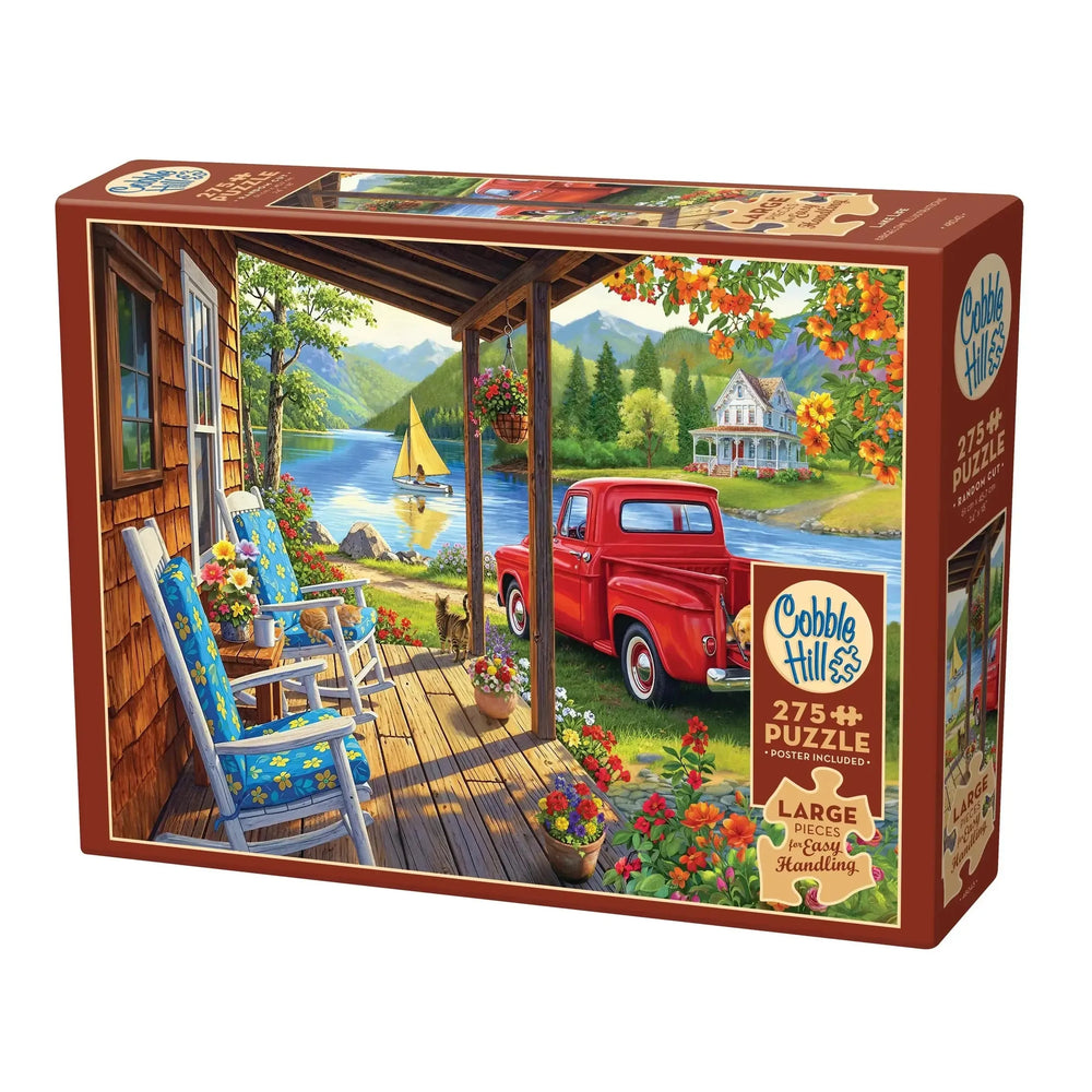 Lake Life 275 Large Piece Jigsaw Puzzle Cobble Hill