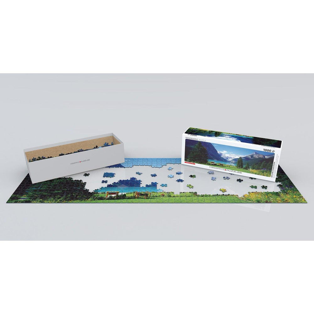 Lake Louise Canadian Rockies 1000 Piece Panoramic Jigsaw Puzzle Eurographics (ONLINE ORDER ONLY)
