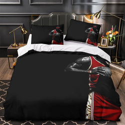 Lakers LeBron Raymone James Bedding Set Pattern Quilt Duvet Cover (Online Order Only)