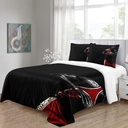 Lakers LeBron Raymone James Bedding Set Pattern Quilt Duvet Cover (Online Order Only)