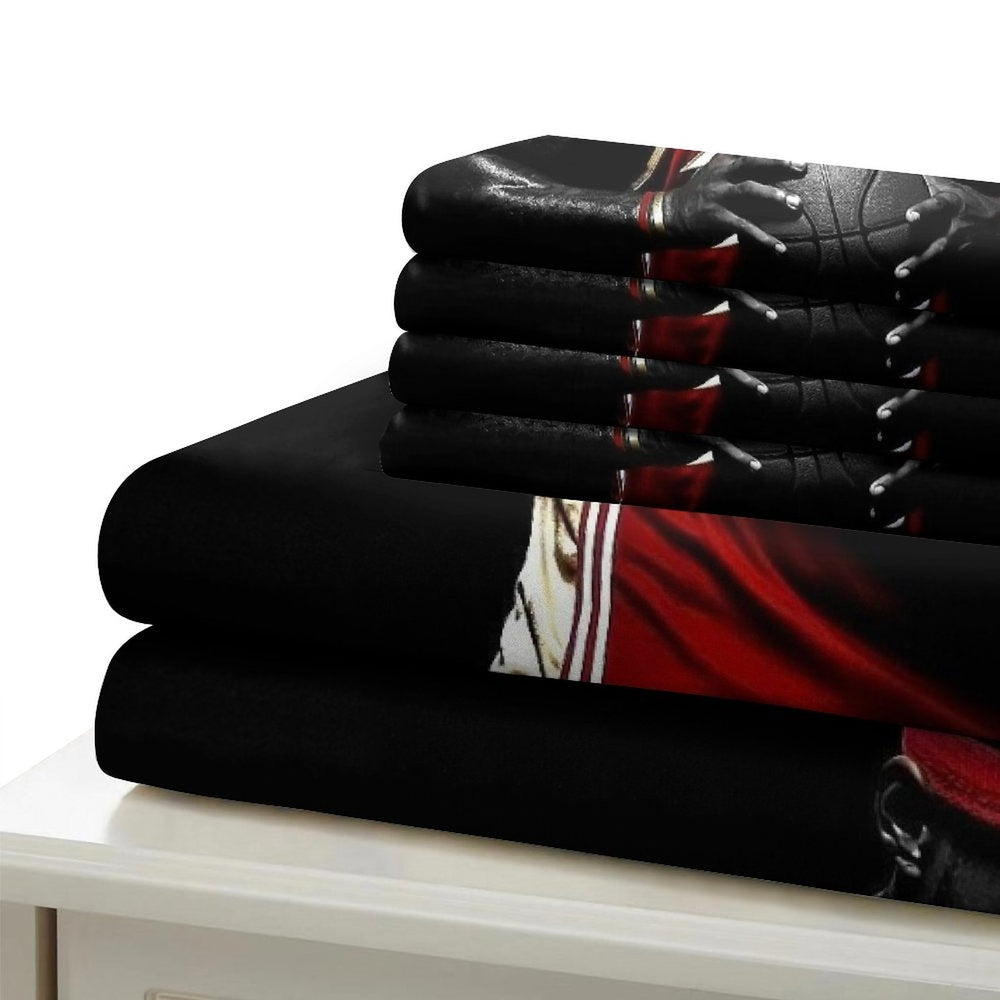 Lakers LeBron Raymone James Bedding Set Pattern Quilt Duvet Cover (Online Order Only)