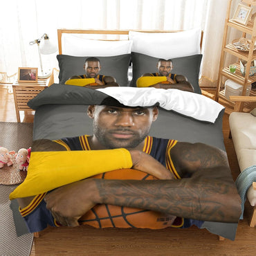 Lakers LeBron Raymone James Bedding Set Kids Duvet Cover (Online Order Only)
