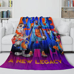 Lakers LeBron Raymone James Blanket Flannel Throw Room Decoration (Online Order Only)