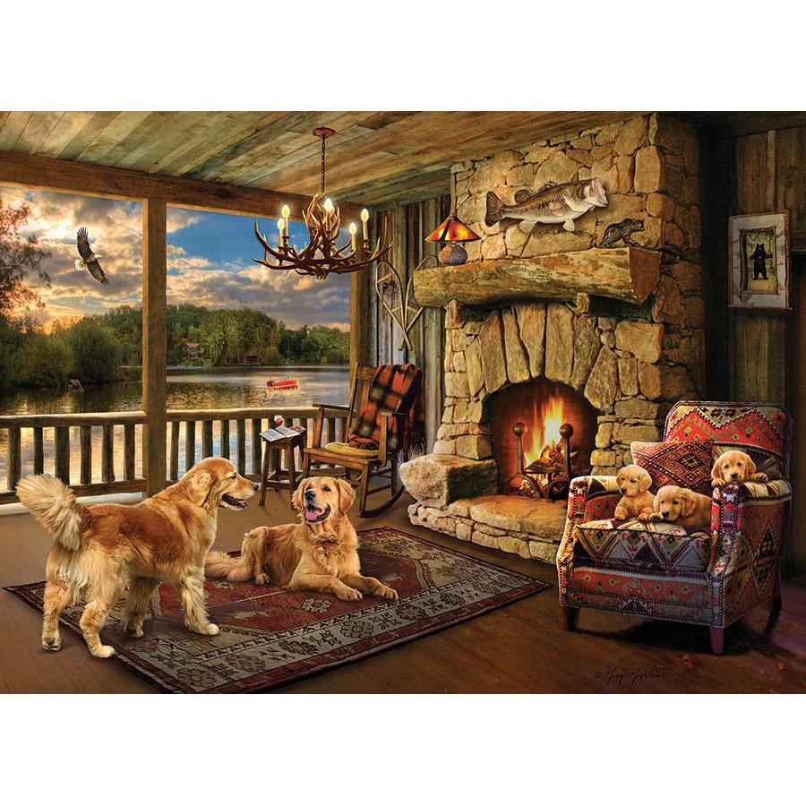 Lakeside Cabin 1000 Piece Jigsaw Puzzle Cobble Hill (ONLINE ORDER ONLY)