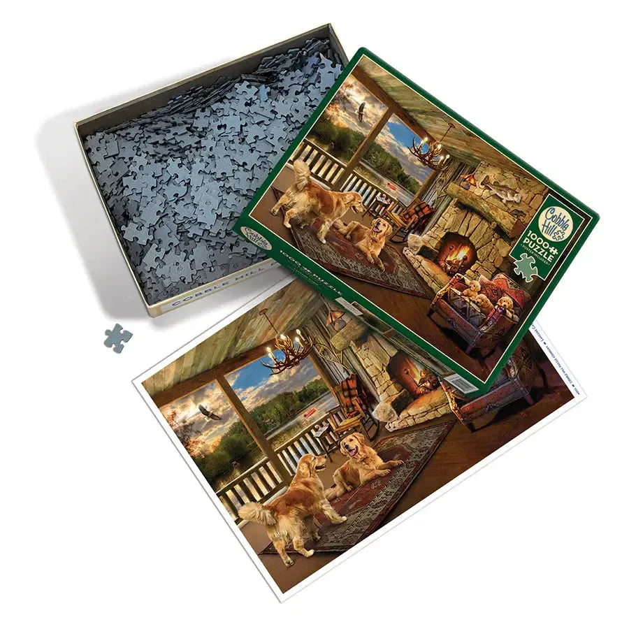 Lakeside Cabin 1000 Piece Jigsaw Puzzle Cobble Hill (ONLINE ORDER ONLY)
