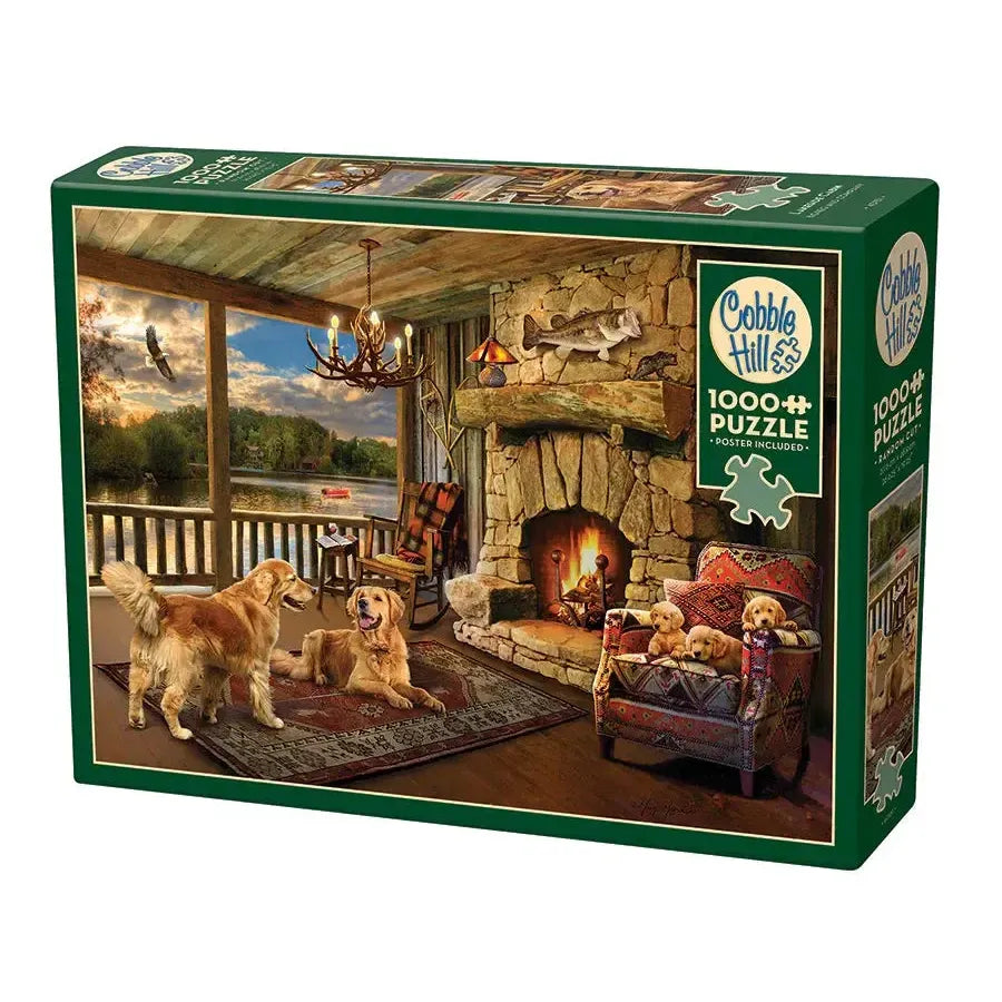 Lakeside Cabin 1000 Piece Jigsaw Puzzle Cobble Hill (ONLINE ORDER ONLY)