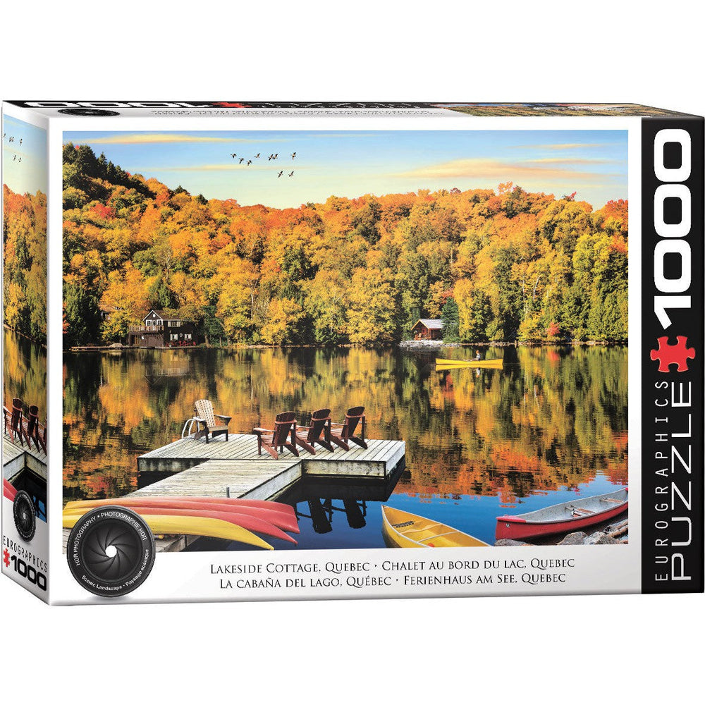 Lakeside Cottage, Quebec 1000 Piece Jigsaw Puzzle Eurographics (ONLINE ORDER ONLY)