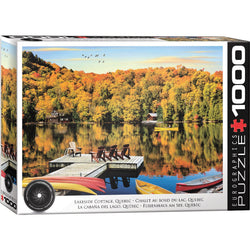 Lakeside Cottage, Quebec 1000 Piece Jigsaw Puzzle Eurographics (ONLINE ORDER ONLY)