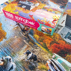 Lakeside Fall Retreat 1000 Piece Jigsaw Puzzle Springbok (ONLINE ORDER ONLY)