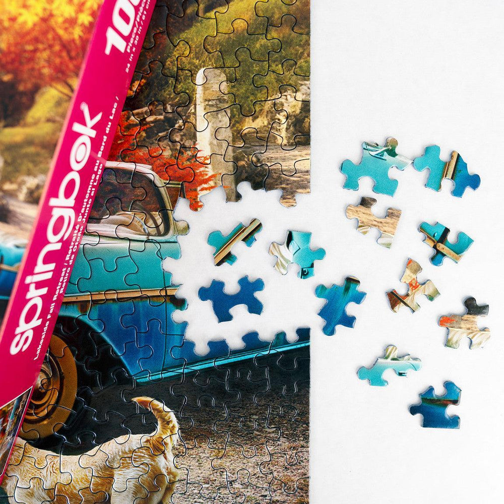 Lakeside Fall Retreat 1000 Piece Jigsaw Puzzle Springbok (ONLINE ORDER ONLY)