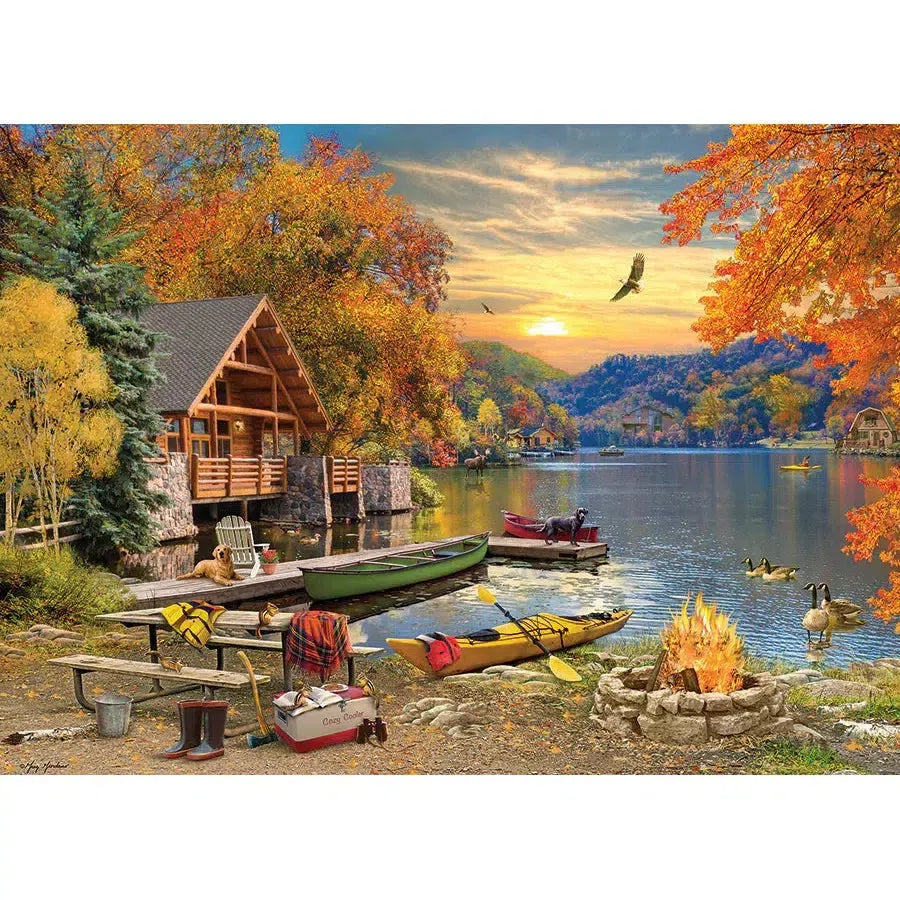 Lakeside Retreat 1000 Piece Jigsaw Puzzle Cobble Hill (ONLINE ORDER ONLY)