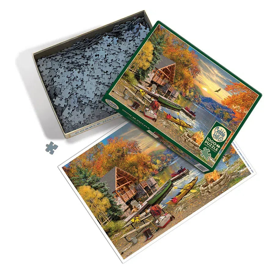 Lakeside Retreat 1000 Piece Jigsaw Puzzle Cobble Hill (ONLINE ORDER ONLY)