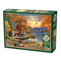 Lakeside Retreat 1000 Piece Jigsaw Puzzle Cobble Hill (ONLINE ORDER ONLY)